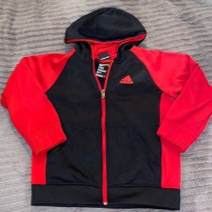 Boys adidas zip Track jacket